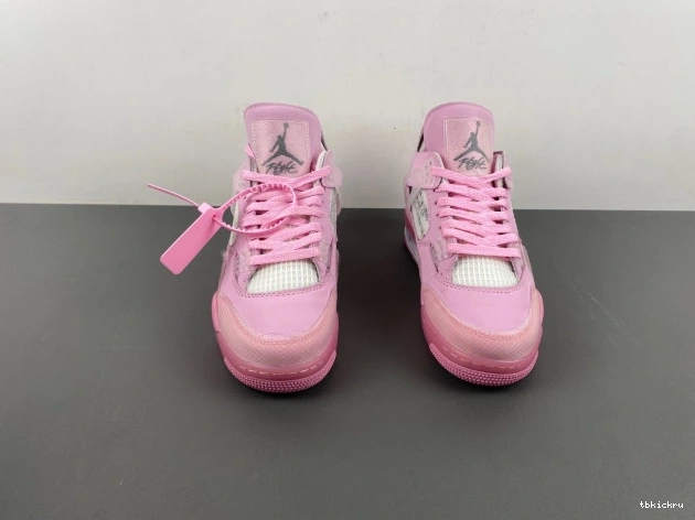 Reps TBkick 4 OFF-WHITE X JORDAN PINK 0823